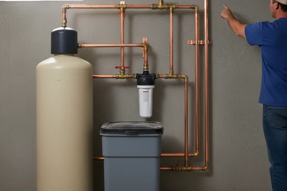 Whole-house water treatment system installed in Coyote